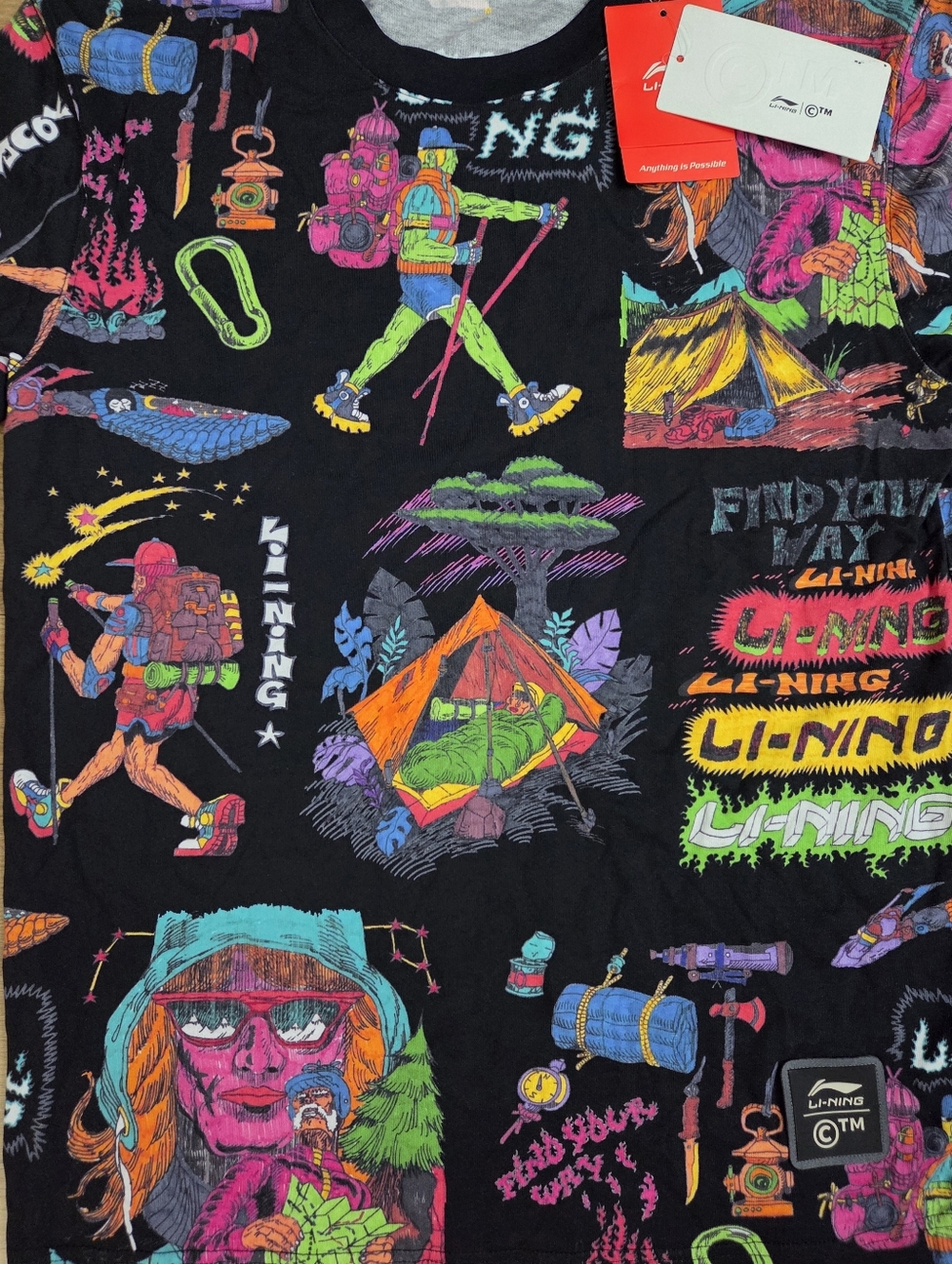 Chinatown x Li-Ning Shooting Stars AOP T-Shirt - Picture 9 of 15